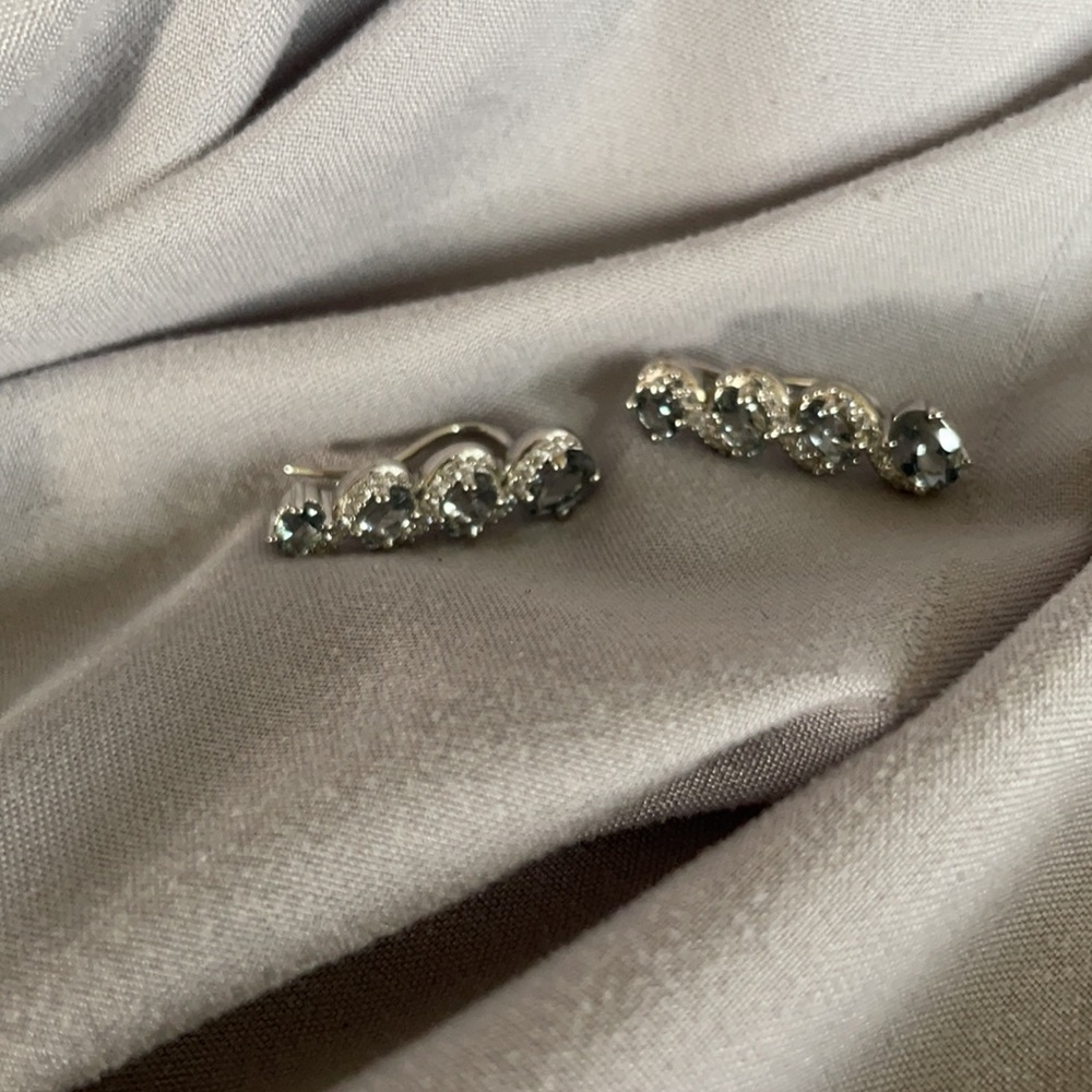 JTV Diamond Climber Earrings